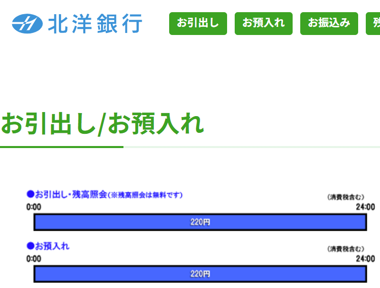 北洋銀行 年末年始 2025-2026 ATM 手数料 振込