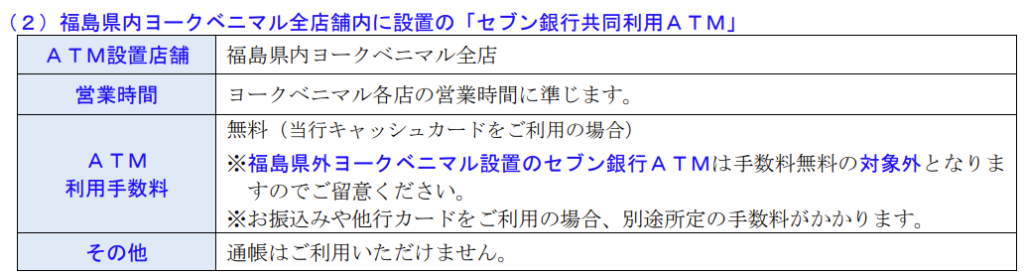 東邦銀行　年末年始　2025-2026　ATM　営業日(休み)  ２